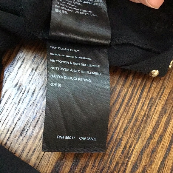 Bebe Black Cropped Top - Picture 4 of 8